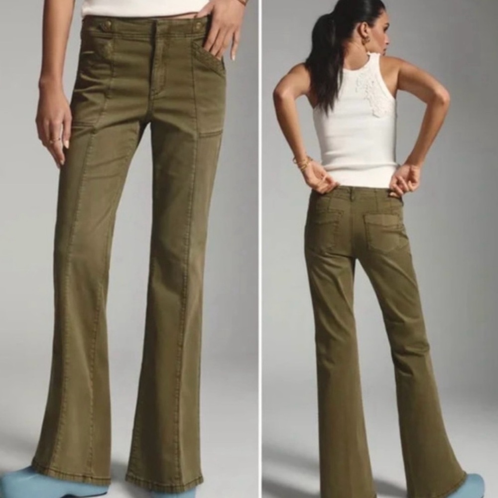 Pilcro Anthropologie Demilune Utility Pants Size 32 Stretch!